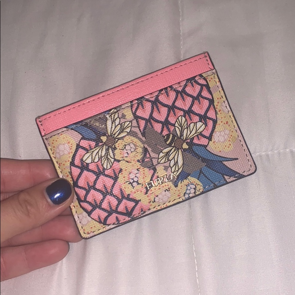 Pink FURLA CARD HOLDER